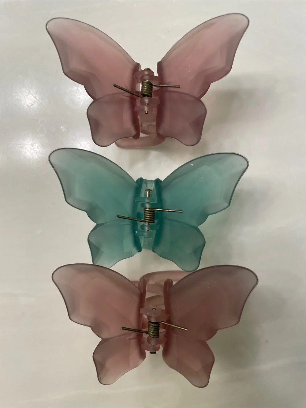 Butterfly Claw Clips 3-Pack